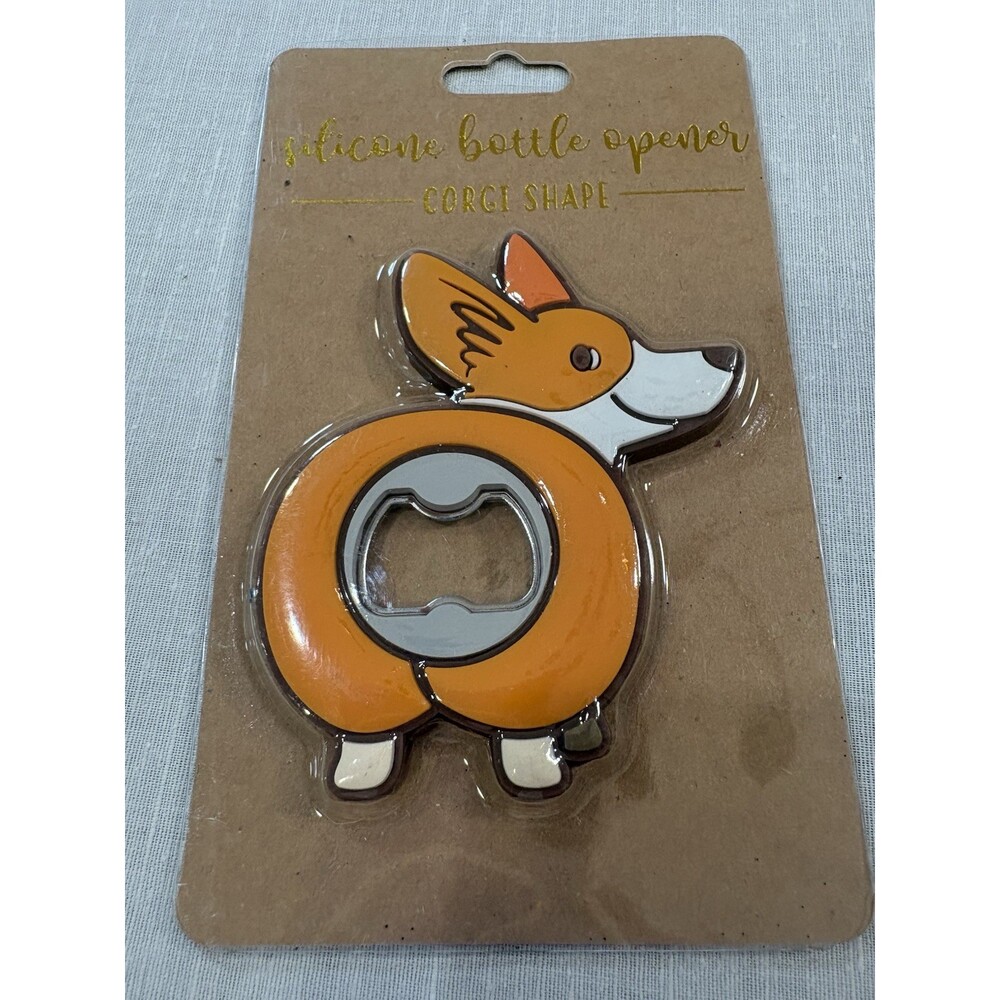 CORGI Butt Dog Tail Silicone Beer Soda Bottle Opener NEW Novelty Gift